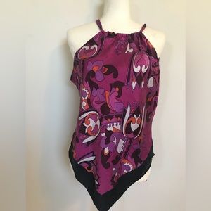 100% Silk vintage 90s Halter Top